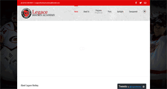 Desktop Screenshot of legacehockeyacademy.com